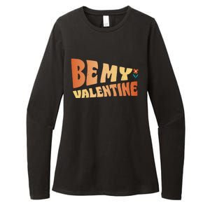 Be My Valentine Floral Cute Gift Womens CVC Long Sleeve Shirt