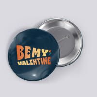 Be My Valentine Floral Cute Gift Button