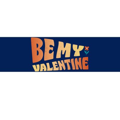 Be My Valentine Floral Cute Gift Bumper Sticker