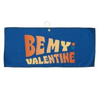 Be My Valentine Floral Cute Gift Large Microfiber Waffle Golf Towel