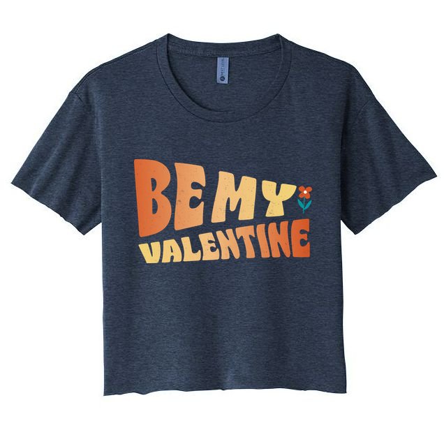 Be My Valentine Floral Cute Gift Crop Top