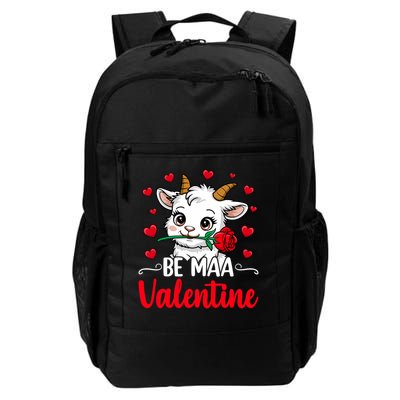 Be Maa Valentine Goat Heart Cute Goat Lover Valentine's Day Daily Commute Backpack