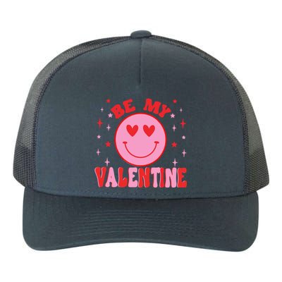 Be My Valentine's Heart Gift Yupoong Adult 5-Panel Trucker Hat