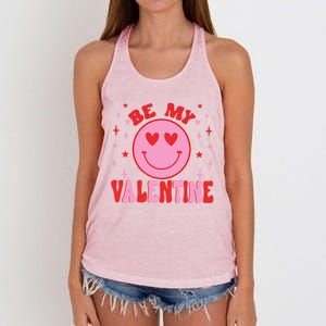 Be My Valentine's Heart Gift Women's Knotted Racerback Tank