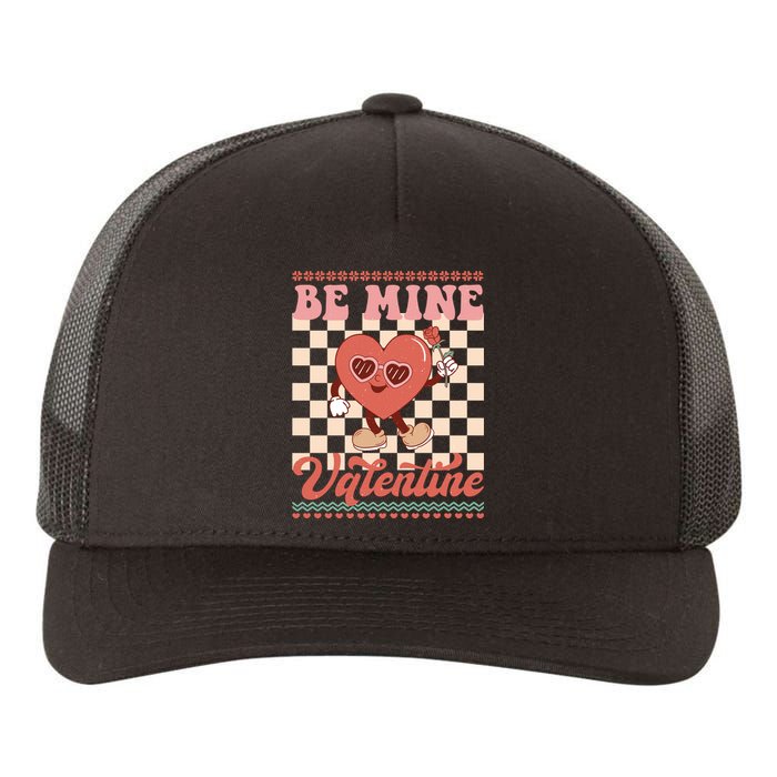 Be Mine Valentine Funny Gift For Valentine's Day Yupoong Adult 5-Panel Trucker Hat