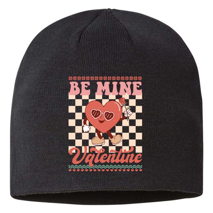 Be Mine Valentine Funny Gift For Valentine's Day Sustainable Beanie