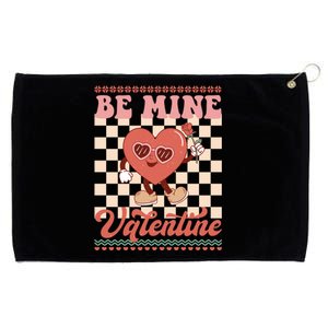 Be Mine Valentine Funny Gift For Valentine's Day Grommeted Golf Towel