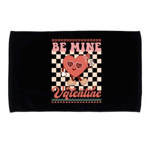 Be Mine Valentine Funny Gift For Valentine's Day Microfiber Hand Towel