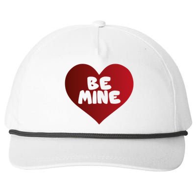 Be Mine Valentines Love Heart Funny Gift Snapback Five-Panel Rope Hat