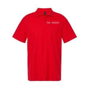 Be Mine Valentine Funny Cute Valentines Day Softstyle Adult Sport Polo