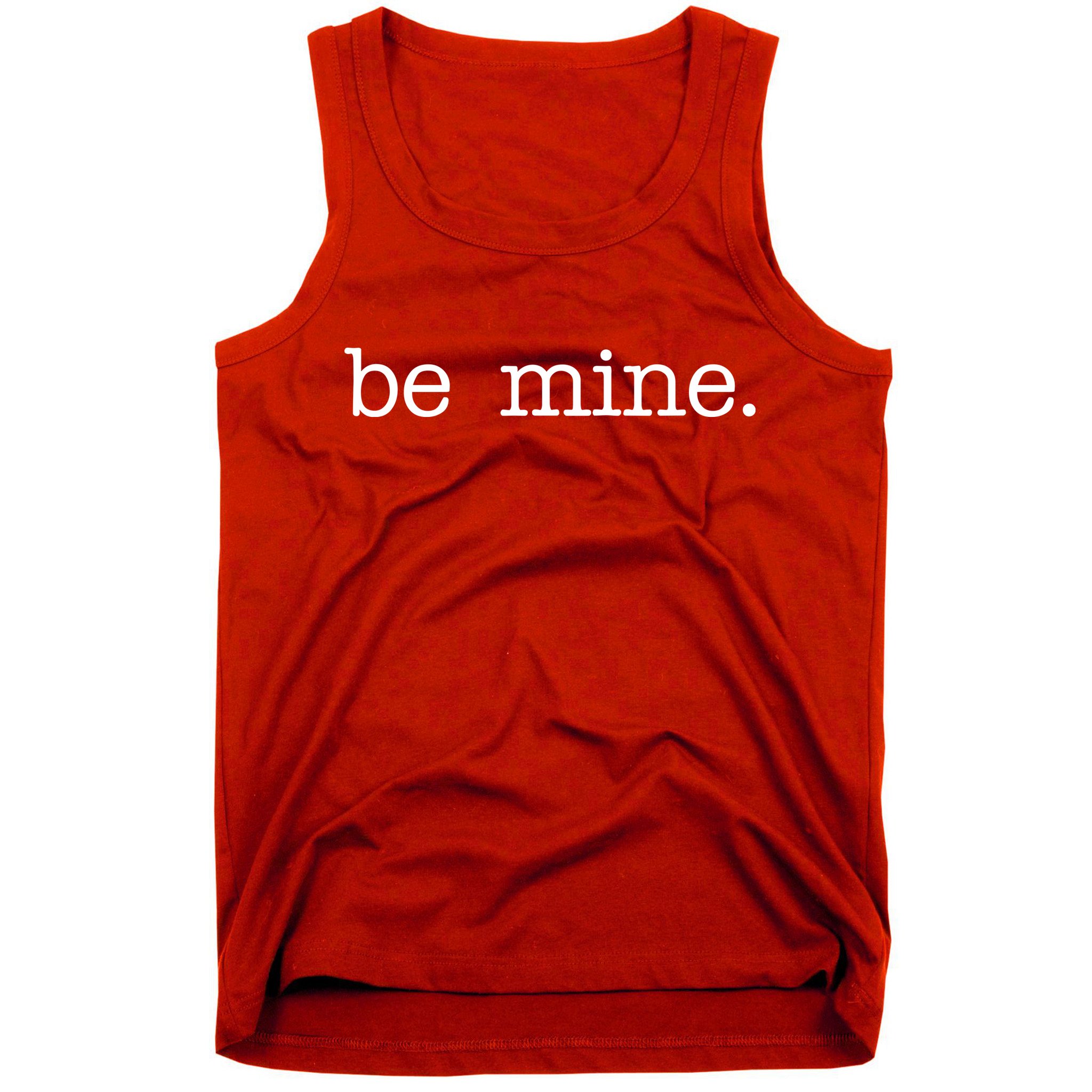 Be Mine Valentine Funny Cute Valentines Day Tank Top