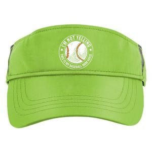 Baseball Mom Voice Funny Baseball Mama Mothers Day Adult Drive Performance Visor