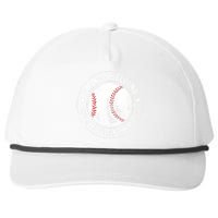 Baseball Mom Voice Funny Baseball Mama Mothers Day Snapback Five-Panel Rope Hat