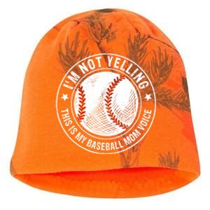 Baseball Mom Voice Funny Baseball Mama Mothers Day Kati - Camo Knit Beanie