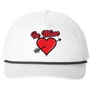 Be Mine Valentine's Day I Cute Heart I Be Mine Funny Gift Snapback Five-Panel Rope Hat