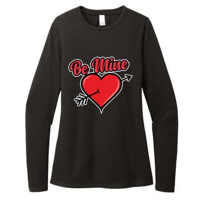 Be Mine Valentine's Day I Cute Heart I Be Mine Funny Gift Womens CVC Long Sleeve Shirt