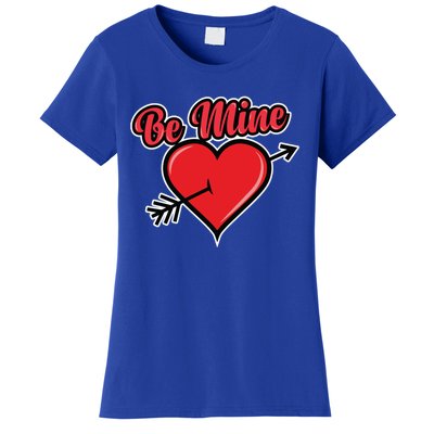 Be Mine Valentine's Day I Cute Heart I Be Mine Funny Gift Women's T-Shirt