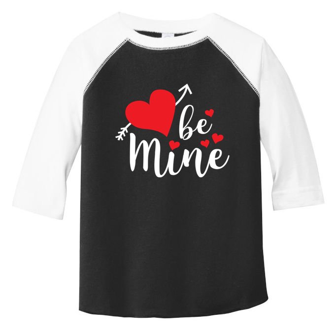 Be Mine Valentine's Day Cute Heart Gift Toddler Fine Jersey T-Shirt