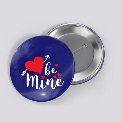 Be Mine Valentine's Day Cute Heart Gift Button