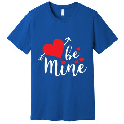 Be Mine Valentine's Day Cute Heart Gift Premium T-Shirt