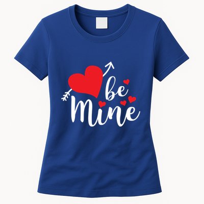 Be Mine Valentine's Day Cute Heart Gift Womens T-Shirt