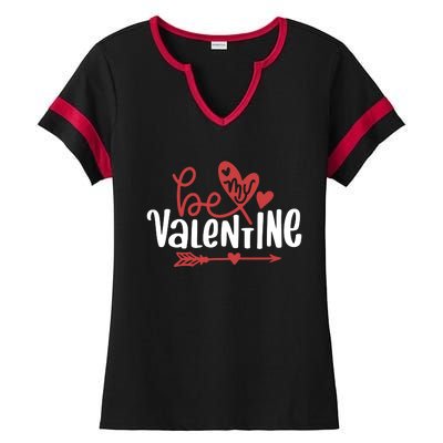 Be My Valentine Cute Gift Ladies Halftime Notch Neck Tee