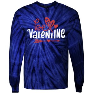 Be My Valentine Cute Gift Tie-Dye Long Sleeve Shirt