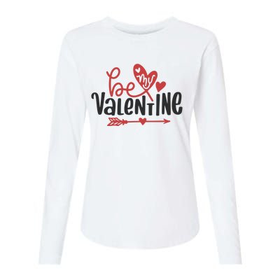 Be My Valentine Cute Gift Womens Cotton Relaxed Long Sleeve T-Shirt