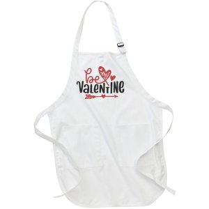 Be My Valentine Cute Gift Full-Length Apron With Pockets