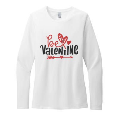 Be My Valentine Cute Gift Womens CVC Long Sleeve Shirt