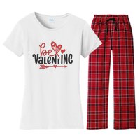 Be My Valentine Cute Gift Women's Flannel Pajama Set