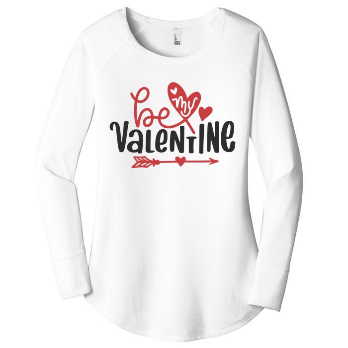 Be My Valentine Cute Gift Women's Perfect Tri Tunic Long Sleeve Shirt