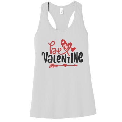 Be My Valentine Cute Gift Women's Racerback Tank