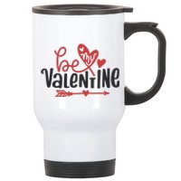 Be My Valentine Cute Gift Stainless Steel Travel Mug