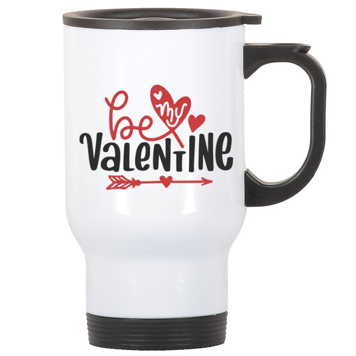 Be My Valentine Cute Gift Stainless Steel Travel Mug