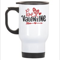 Be My Valentine Cute Gift Stainless Steel Travel Mug