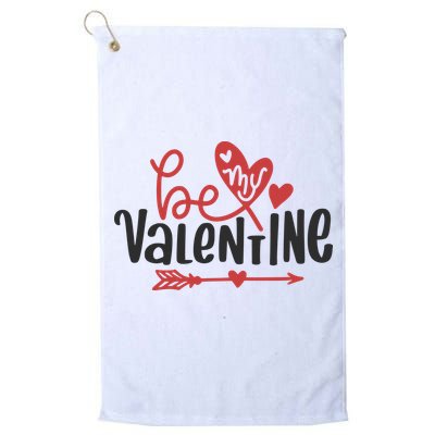 Be My Valentine Cute Gift Golf Towel