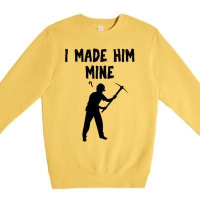 Bee Mine Valentine's Day Gift Premium Crewneck Sweatshirt