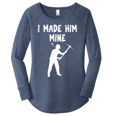 Bee Mine Valentine's Day Gift Women's Perfect Tri Tunic Long Sleeve Shirt