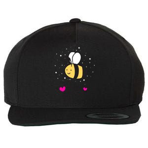 Bee Mine Valentine's Day Gift Wool Snapback Cap