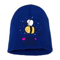 Bee Mine Valentine's Day Gift Short Acrylic Beanie