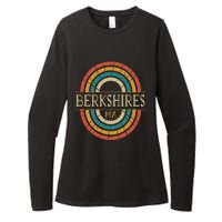 Berkshires Massachusetts Vintage Ma Retro Home State Womens CVC Long Sleeve Shirt