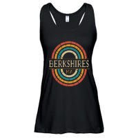 Berkshires Massachusetts Vintage Ma Retro Home State Ladies Essential Flowy Tank