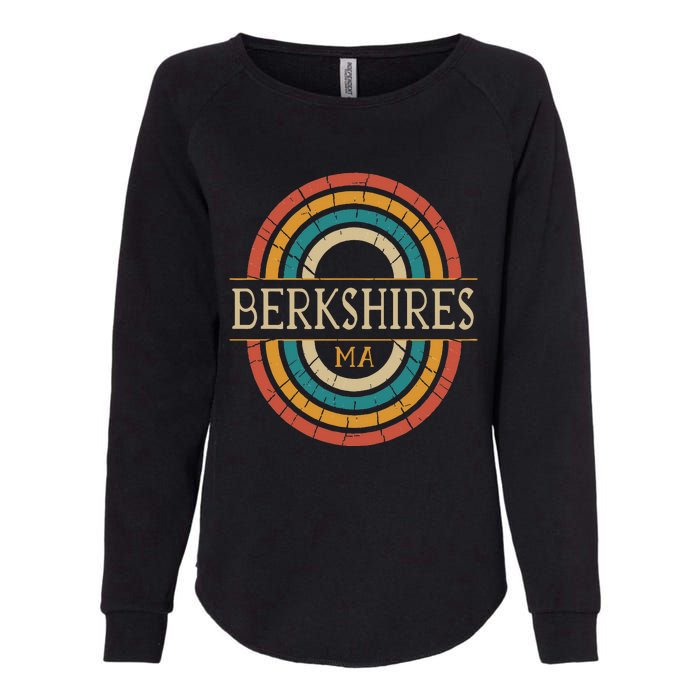 Berkshires Massachusetts Vintage Ma Retro Home State Womens California Wash Sweatshirt