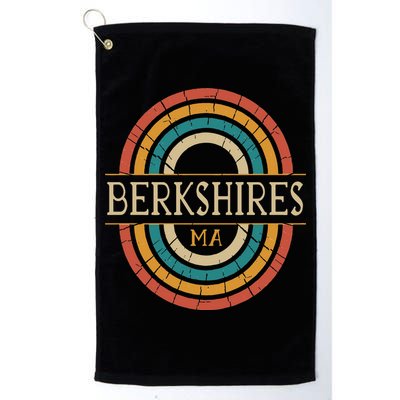 Berkshires Massachusetts Vintage Ma Retro Home State Golf Towel