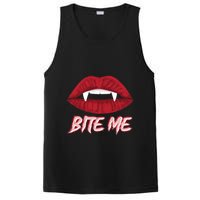 Bite Me Vampire Fangs Diy Halloween For Aspiring Dracula Funny Gift PosiCharge Competitor Tank