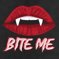 Bite Me Vampire Fangs Diy Halloween For Aspiring Dracula Funny Gift Trucker Hat