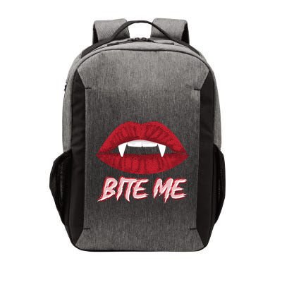 Bite Me Vampire Fangs Diy Halloween For Aspiring Dracula Funny Gift Vector Backpack