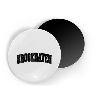 Brookhaven Mississippi Vintage Athletic Sports B&W Print Magnet