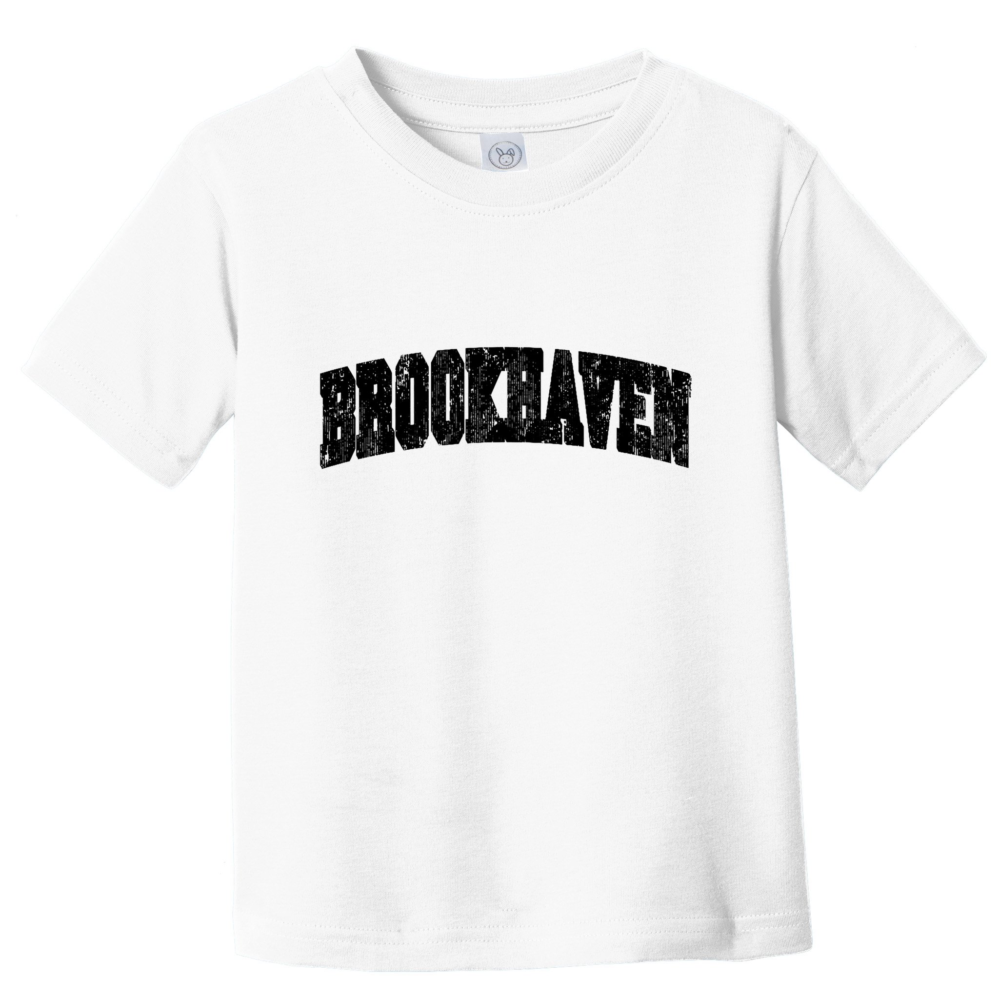 Brookhaven Mississippi Vintage Athletic Sports B&W Print Toddler T-Shirt